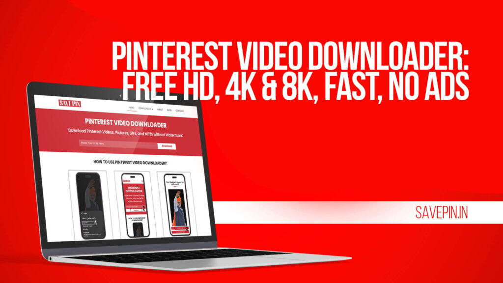 Pinterest Video Downloader: Free HD, 4K & 8K, Fast, No Ads