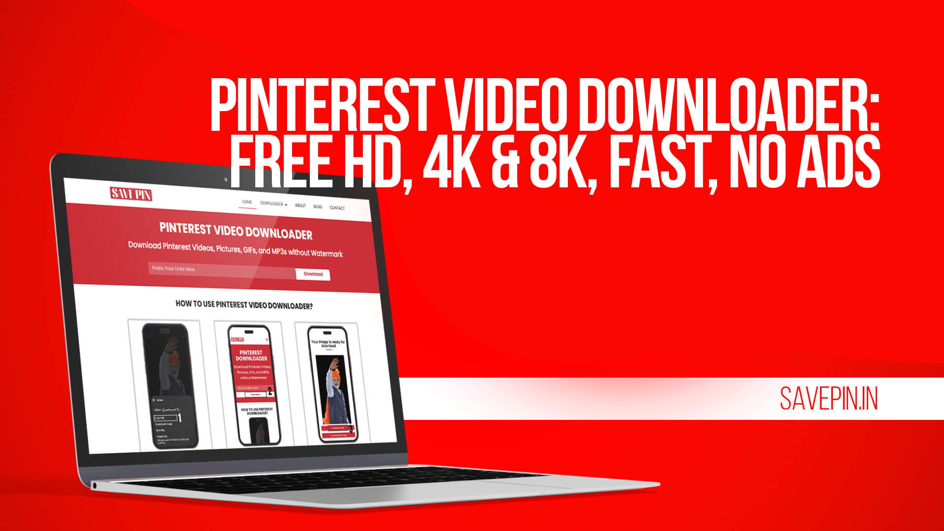 Pinterest Video Downloader: Free HD, 4K & 8K, Fast, No Ads