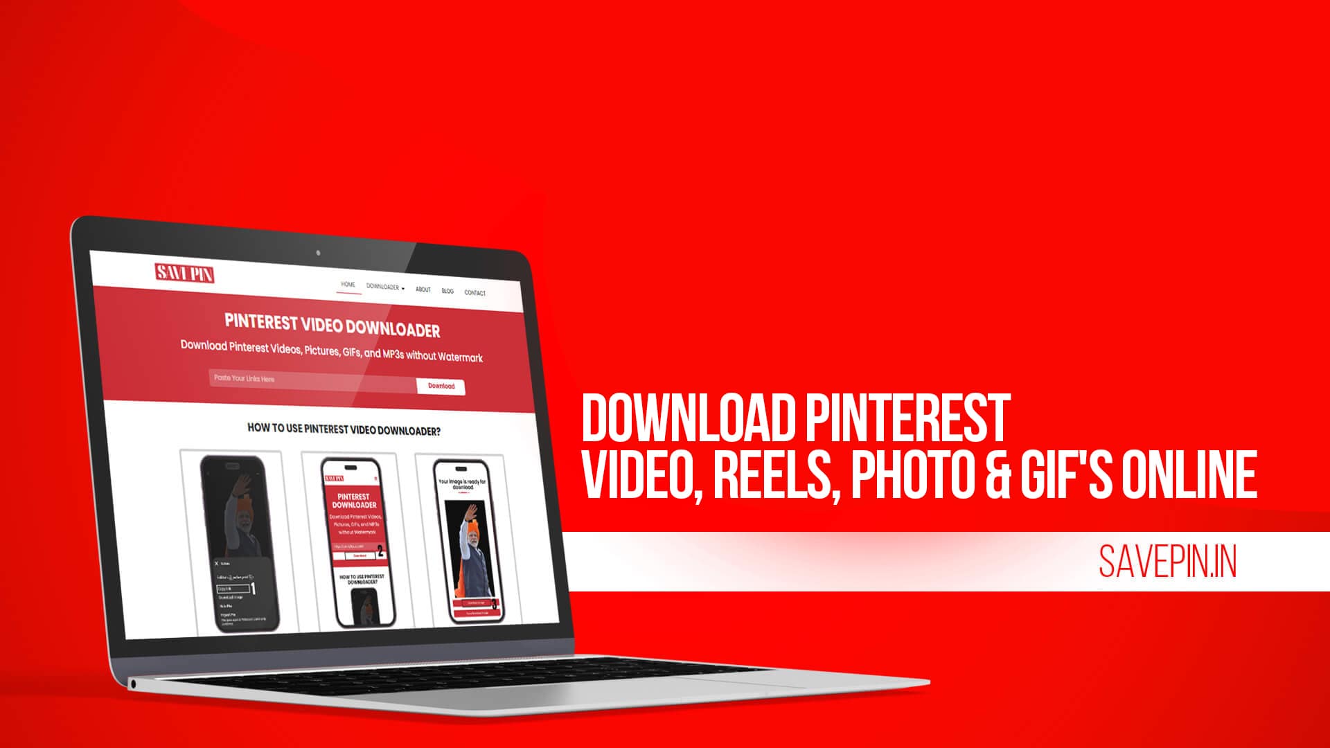 Download Pinterest Video, Reels, Photos & GIFs Online