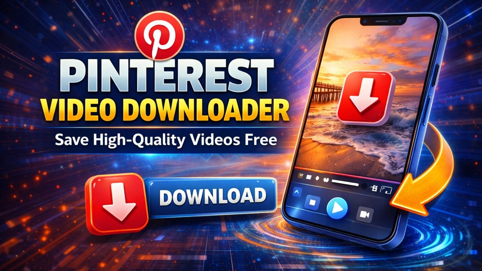 Pinterest Video Downloader | Save High-Quality Videos Free