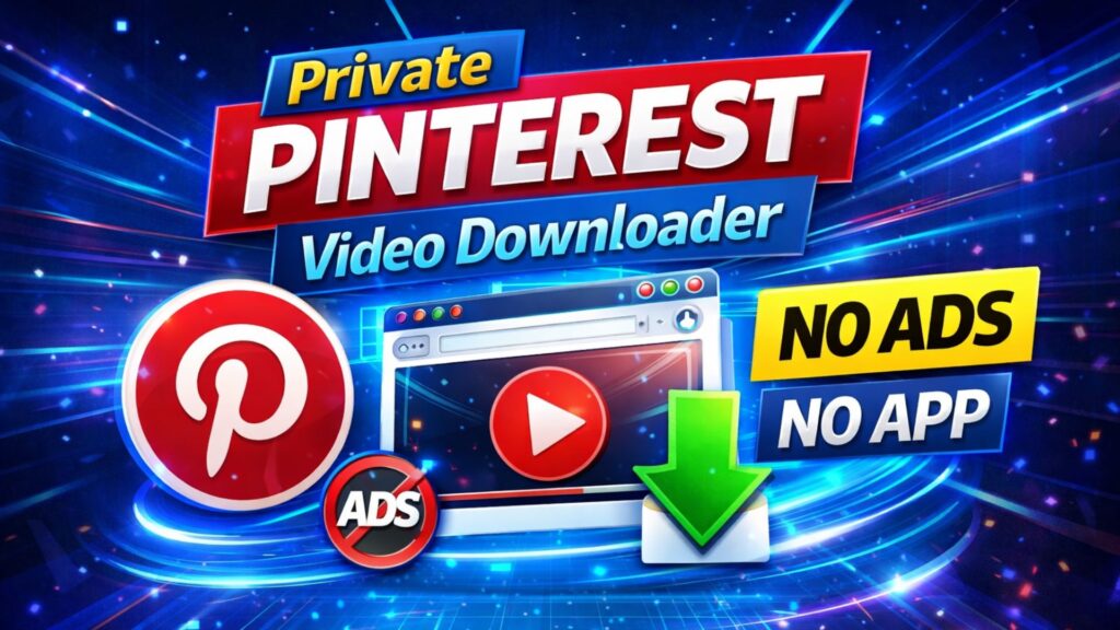 Private Pinterest Video Downloader: No Ads, No App