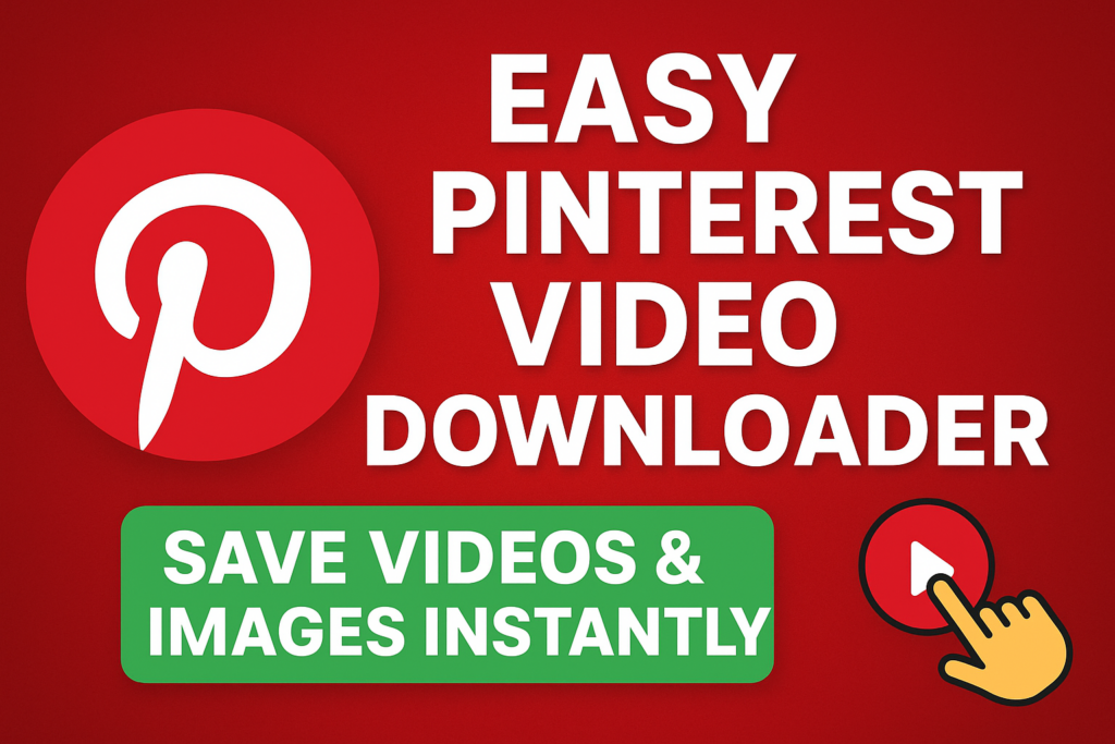 Easy Pinterest Video Downloader – Save Videos & Images Instantly