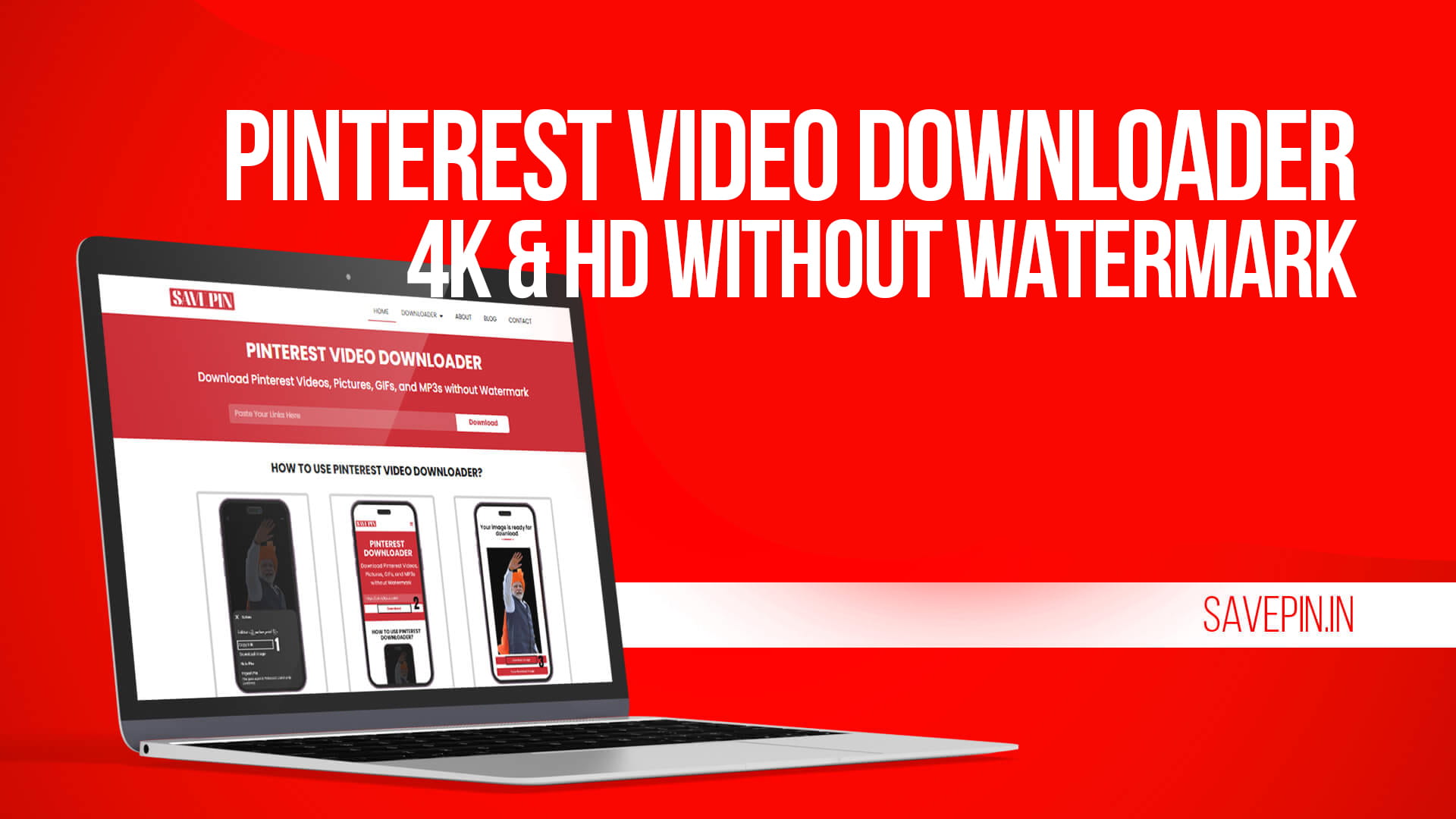 Pinterest Video Downloader | 4K & HD Without Watermark